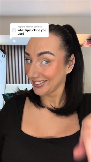 Replying to @Jackie it’s Rimmel oh my gloss in shade cappuccino and the matching lip liner 🤎 I have linked my full face as I often get asked 🥰 I’m als asked for get ready with me posts but…I mainly apply makeup with my hands 🤣 🤦🏻‍♀️ #getreadywithme #makeuptok #fullface #fullfacemakeup #thereelslimshapey