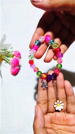 # beautiful hand making braclate# shorts# craft video