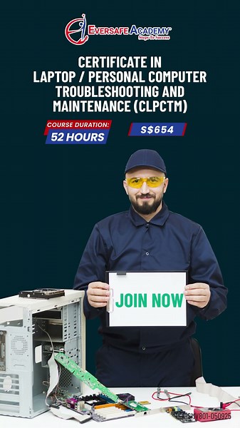 Fix Laptops & PCs Like a Pro | Certificate in Troubleshooting & Maintenance #eversafeacademy