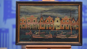 19th-Century Dutch Folk Art Painting