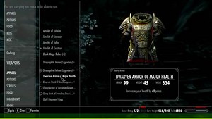 [Skyrim] アイテムのインターフェイスを改善するMOD「SkyUI」とその日本語対応