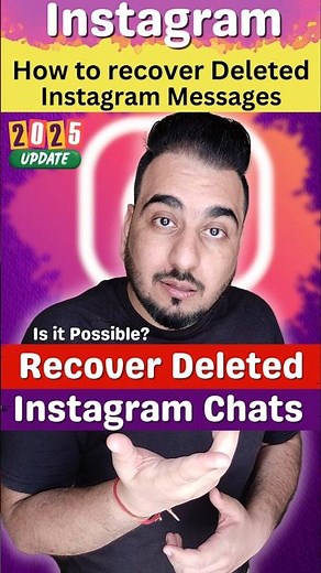 Recover Deleted instagram chats #chats #message #instagram