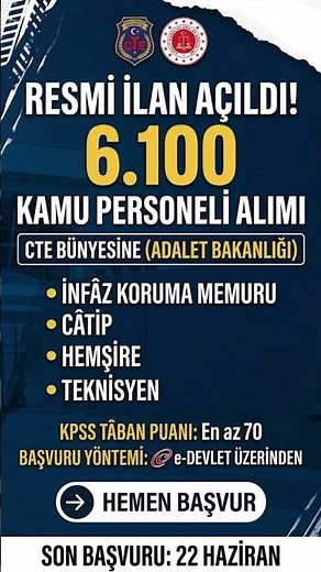 🔴 6,100 Public Personnel Recruitment Has Begun! (CTE 2026 Major Job Posting)