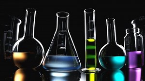 Versatile Laboratory Glassware Colorful Liquids Inside: стоковое видео (без лицензионных платежей), 1019124976 | Shutterstock