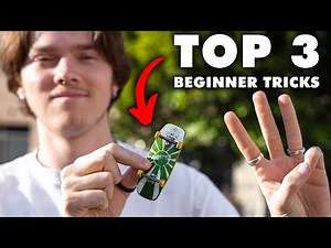 Top 3 Beginner Fingerboard tricks!