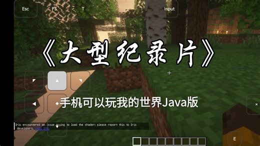 手机竟然可以玩我的世界Java版，闲着蛋疼内测一下
