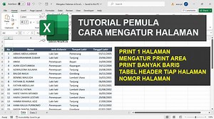 3.7K views · 74 reactions | CARA MENGATUR HALAMAN DI EXCEL Di video...
