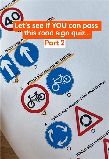Test Your Knowledge: Road Signs Quiz