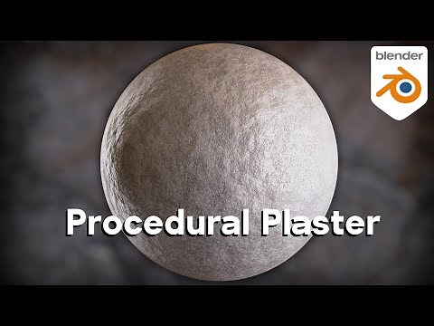 Procedural Plaster Material (Blender Tutorial)