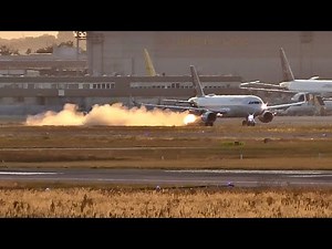 Lufthansa A320 Engine Explodes On Takeoff