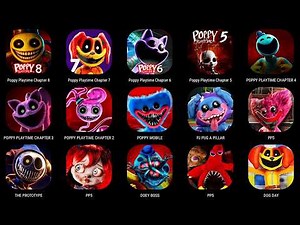 Poppy Playtime: Chapter 1-2-3-4-5-6-7-8 Mobile Full Gameplay Walkthrough & Ending