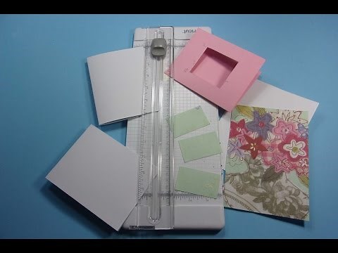 Paper Trimming for Beginners, How to Cut Cards, Windows, Small Paper Pieces etc.