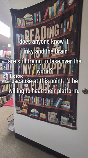 I'd even entertain alien invasion as a viable option. #sos #american #bookstore #reading