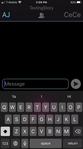 App: texting stories on TikTok