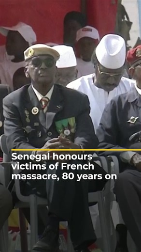 23K views · 564 reactions | It’s been 80 years since French soldiers massacred dozens of West African troops in Senegal who were demanding fair treatment and equal pay. Al Jazeera’s Nicolas Haque was at a commemoration event where there were renewed calls for justice. | Al Jazeera English | Facebook
