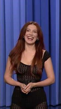 #MillieBobbyBrown joins Jimmy as co-host for tonight’s monologue! #FallonTonight