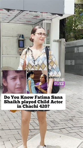 Remember the 1997 hit ‘Chachi 420’ starring Kamal Haasan and Tabu? The little girl who plays the character of Kamal Haasan’s daughter ‘Bharti’ in the film is none other than Fatima. Her charisma and charm even then was unmissable 😍❤️ #FatimaSanaShaikh #Chachi420 #kamalhaasan #didyouknow #bollywood #movie #iwmbuzz Fatima Sana Shaikh | IWMBuzz