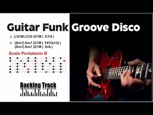 Guitar Funk Groove Disco - Backing Track for Improvise