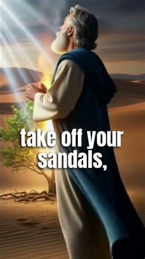 Moses and the Burning Bush | When God Called His Name #shorts #biblestories