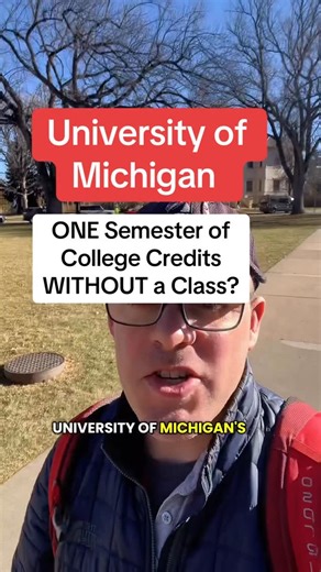 Josh See on Instagram: "1 SEMESTER of college credit WITHOUT a class at University of Michigan with the CLEP Exams. They accept exactly 4 exams that are 90 minutes long. General Chemistry, Intro to Psychology, Human Growth & Development, & Sociology Modern States.org has free CLEP Exam study material for almost every exam. Once you get through the study material, they’ll give you a CLEP Exam voucher to go take the exam for FREE. #clep #collegehacks #uofm #collegehacks #universityofmichigan"