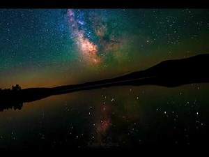 Rotating Earth Galaxy View 4K