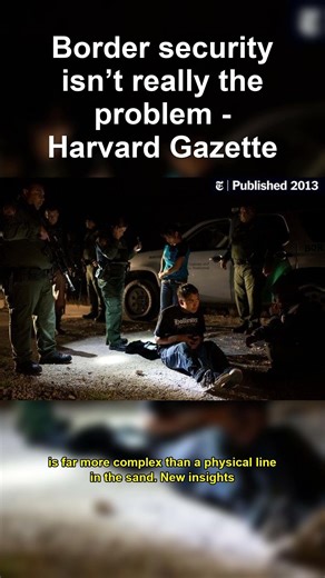 Border security isn’t really the problem - Harvard