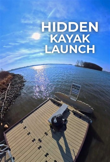 Hidden Kayak Launch on the Detroit River. A windy spring morning at the kayak launch inside the Detroit River International Wildlife Refuge in Trenton, Michigan. Shot with an Insta360 on a 9-foot boom to create a drone-style perspective. Wind, birds, and river sounds included. #detroitriver #michigannature #puremichigan #kayakinglife #detroitriverlive