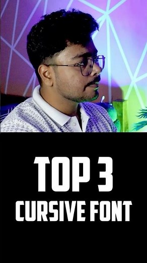 Best 3 Cursive Fonts for Stunning Edits ✨