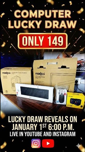 NEW YEAR OFFER COMPUTER LUCKY DRAW ✨