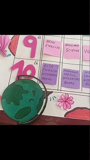 DIY Timetable for School / How to make Timetable for School #timetable