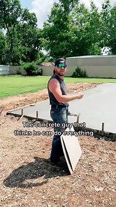 416K views · 2.3K reactions | The concrete guy that wants to work harder not smarter! #viral #legend #workhard #concrete #construction | Brandon Stephens | Facebook