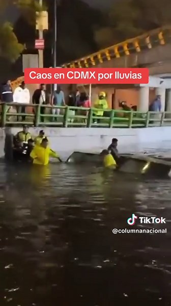 Lluvias y caos vial en CDMX