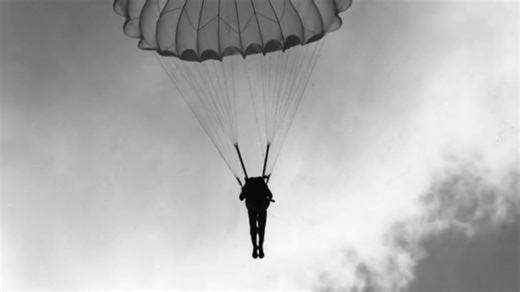 The legendary moment a falling pilot shot down an enemy plane with a pistol