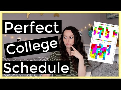 How To Schedule College Classes (tips and advice)