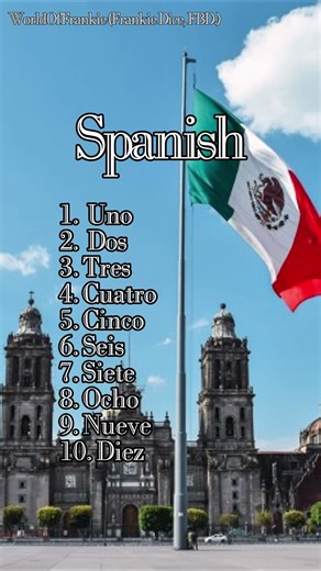 Count to the "Spanish Numbers!" (1-10): #spanishlanguage #spanishlearning #speakspanish