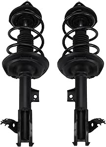 TRQ Front Strut & Coil Spring Assembly Set Driver & Passenger Sides Compatible with 19-21 Toyota RAV4