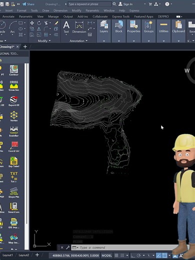Tutorial Membuat Longsection Dan Cross Section di Autocad #drafter #Surveyor #tekniksipil #arsitek #defpro_plugins #Defprogroup #Autocad #autocadtutorial