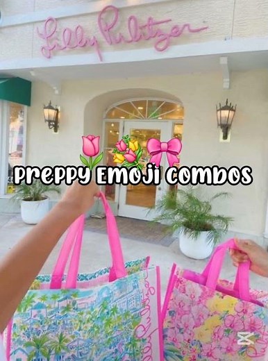 Preppy Emoji Combos /pt 1/ 🌊🐚🐬🥥 / #preppy #fypシ #aesthetic #viral