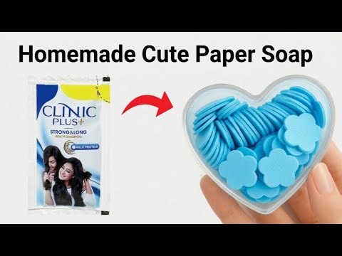 How to make paper soap at home 🧼 Diy easy paper trick 🧼 Origami paper Soap diy #diy #craft #art