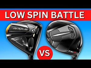 THE KING OF LOW SPIN DRIVERS! Titleist TSR4 vs Callaway Rogue ST Triple Diamond LS