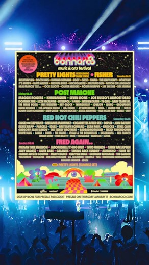 Sign Up for Bonnaroo 2024 Presale Passcode!