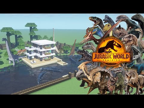 How To Make a Jurassic World Dominion Farm in Minecraft PE