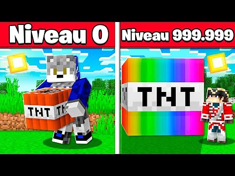 MA TNT NIVEAU 999.999 DANS MINECRAFT !