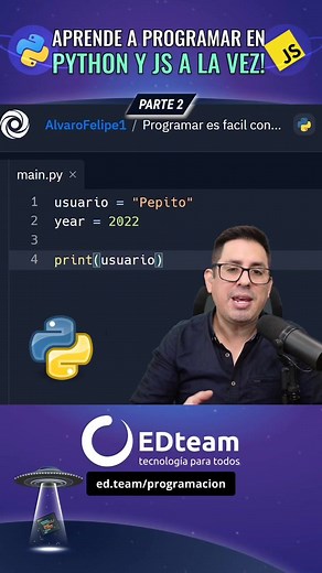 Introducción a Variables en Python y JavaScript