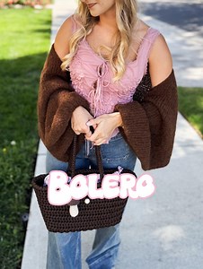 Beginner-friendly Bolero Knitting Pattern Easy Sweater - Etsy