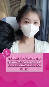 3M views · 157K reactions | Trên chuyến tàu vô tình chàng trai lạ ngủ nhờ bờ vai, nhưng ai cũng thắc mắc sao cô gái không phản đối, thì ra lý do là. | Woman Vietnam | Facebook