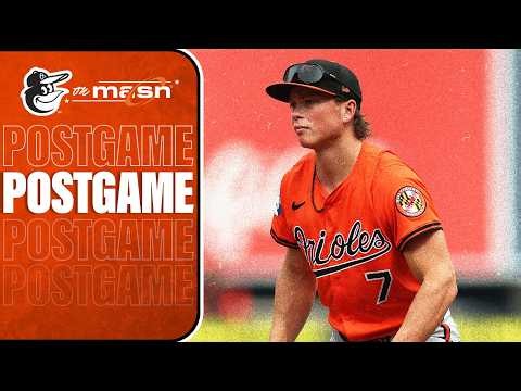 Jackson Holliday following his first game back at home from hand surgery
