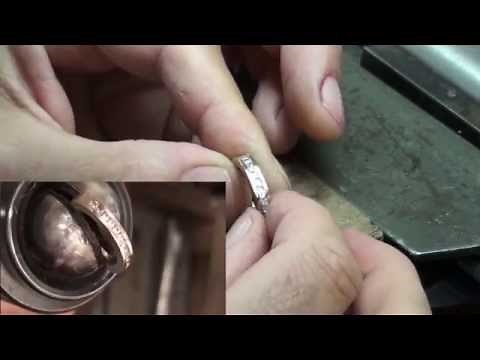 Channel Setting Square Stones