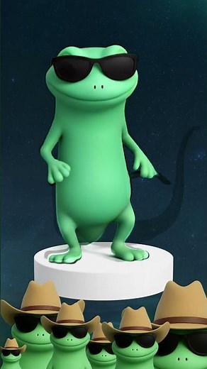 LIZARD LIZARD LIZARD Meme Song | Elio lizard dancing