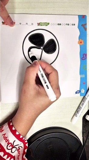 Coloring Video of a Fan. #shorts